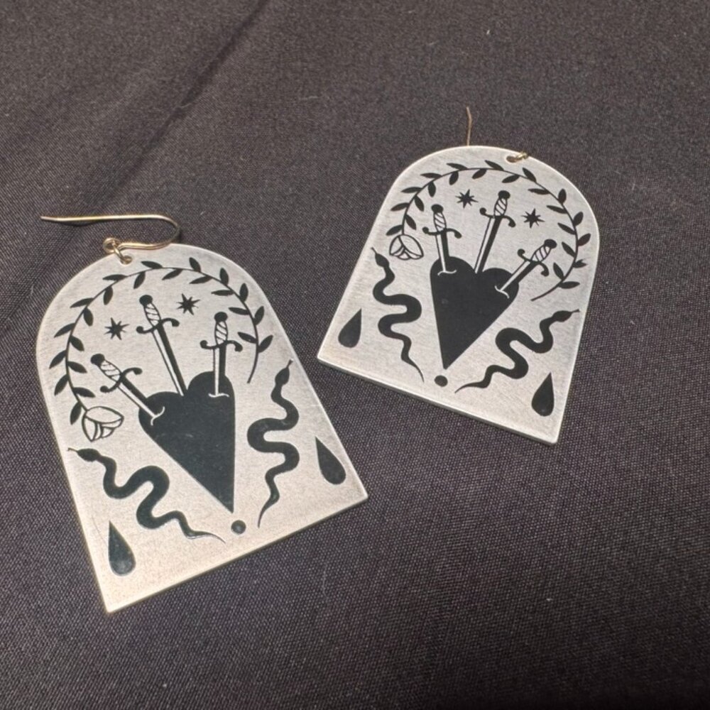 While Odin Sleeps "Omnia" Earrings